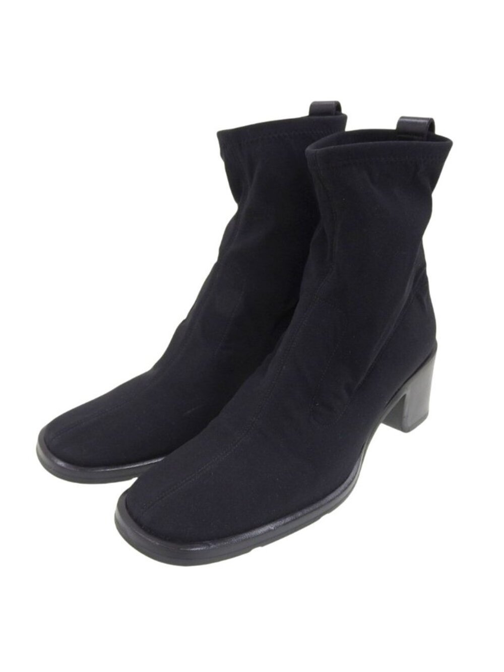Gucci Heels Stretch Short Boots Black